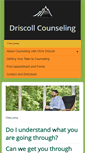 Mobile Screenshot of driscollcounseling.com